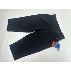 NWT Columbia Capri Pants Women's Medium Black Active Fit Stretch Nylon